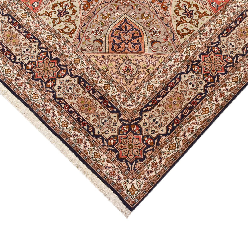 Persisk matta - Tabriz - Royal kvadrat  - 252 x 248 cm - mörk beige