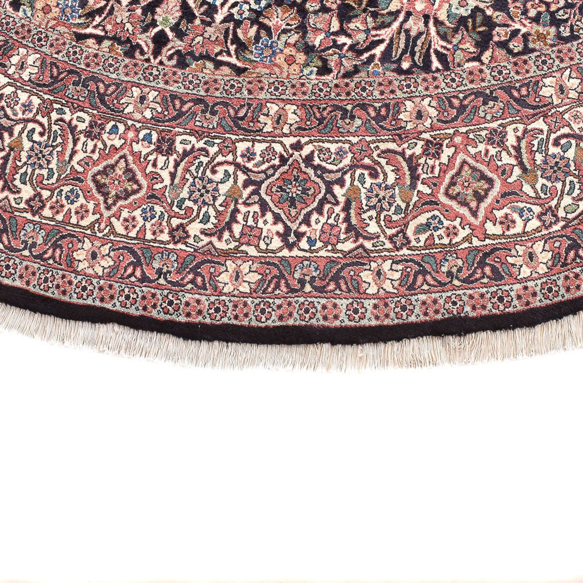 Persisk matta - Bijar runt  - 250 x 250 cm - ljusröd