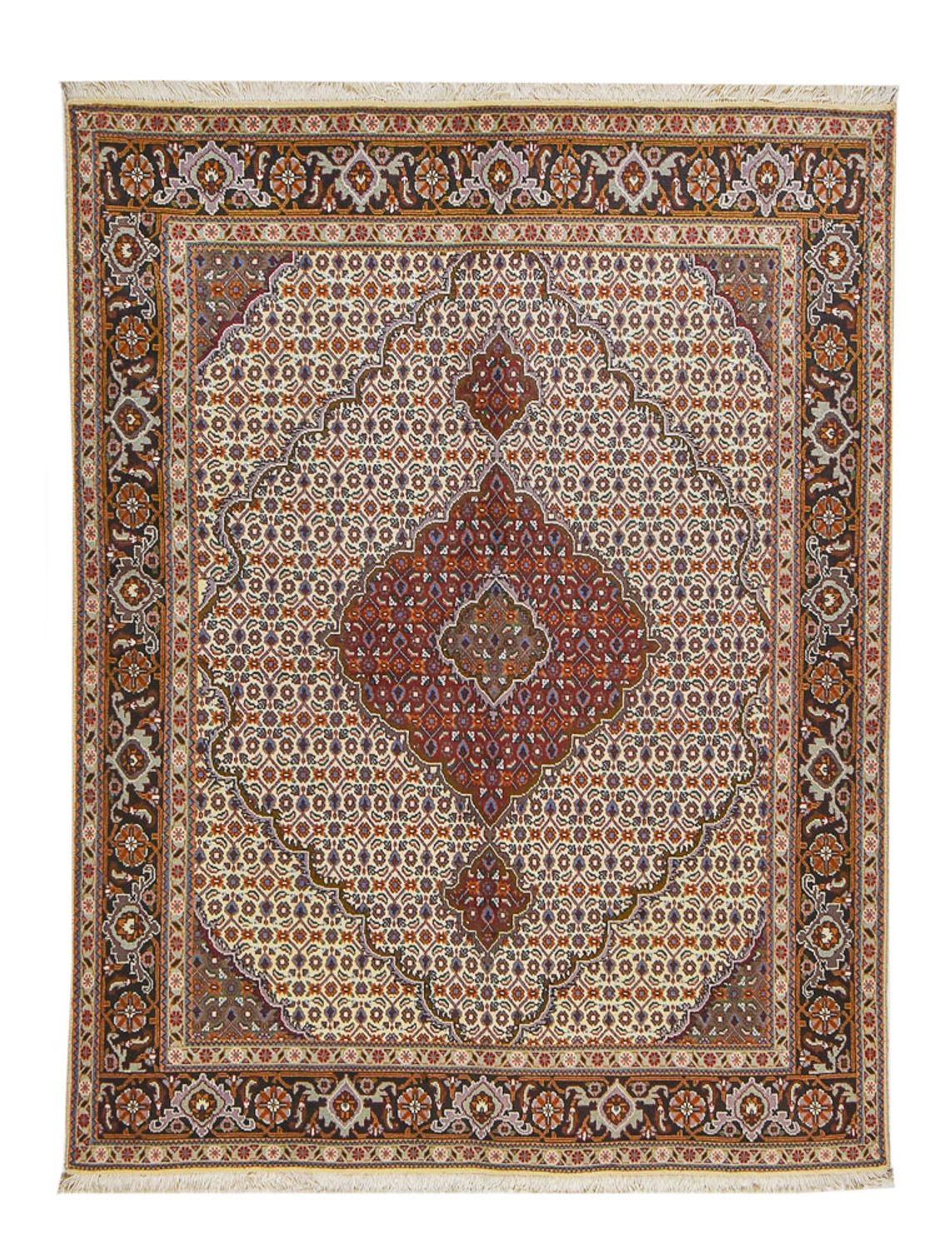 Persisk matta - Tabriz - Royal - 202 x 152 cm - sand
