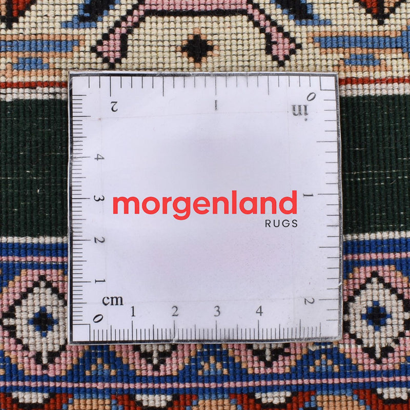 Runner Persisk matta - Tabriz - Premium - 372 x 74 cm - mörkblå