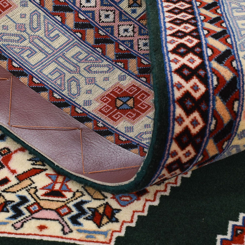 Runner Persisk matta - Tabriz - Premium - 370 x 75 cm - mörkblå