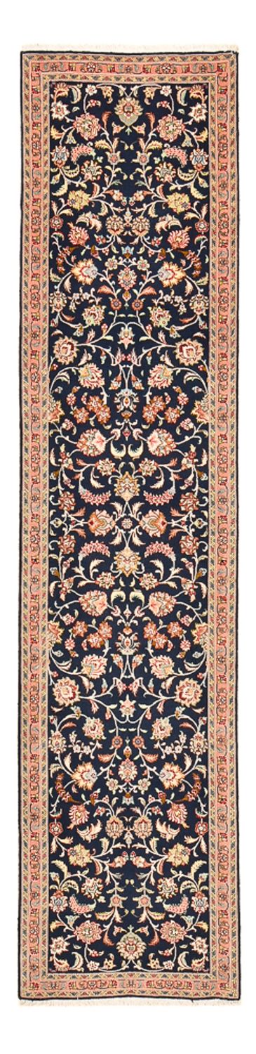 Runner Persisk matta - Tabriz - Premium - 300 x 68 cm - mörkblå