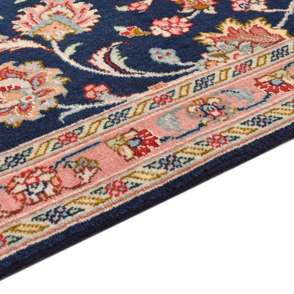 Runner Persisk matta - Tabriz - Premium - 300 x 68 cm - mörkblå