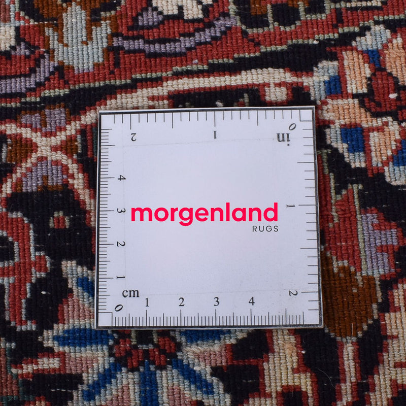 Persisk matta - Bijar runt  - 255 x 255 cm - ljusröd