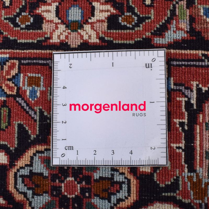 Persisk matta - Bijar runt  - 250 x 250 cm - ljusröd