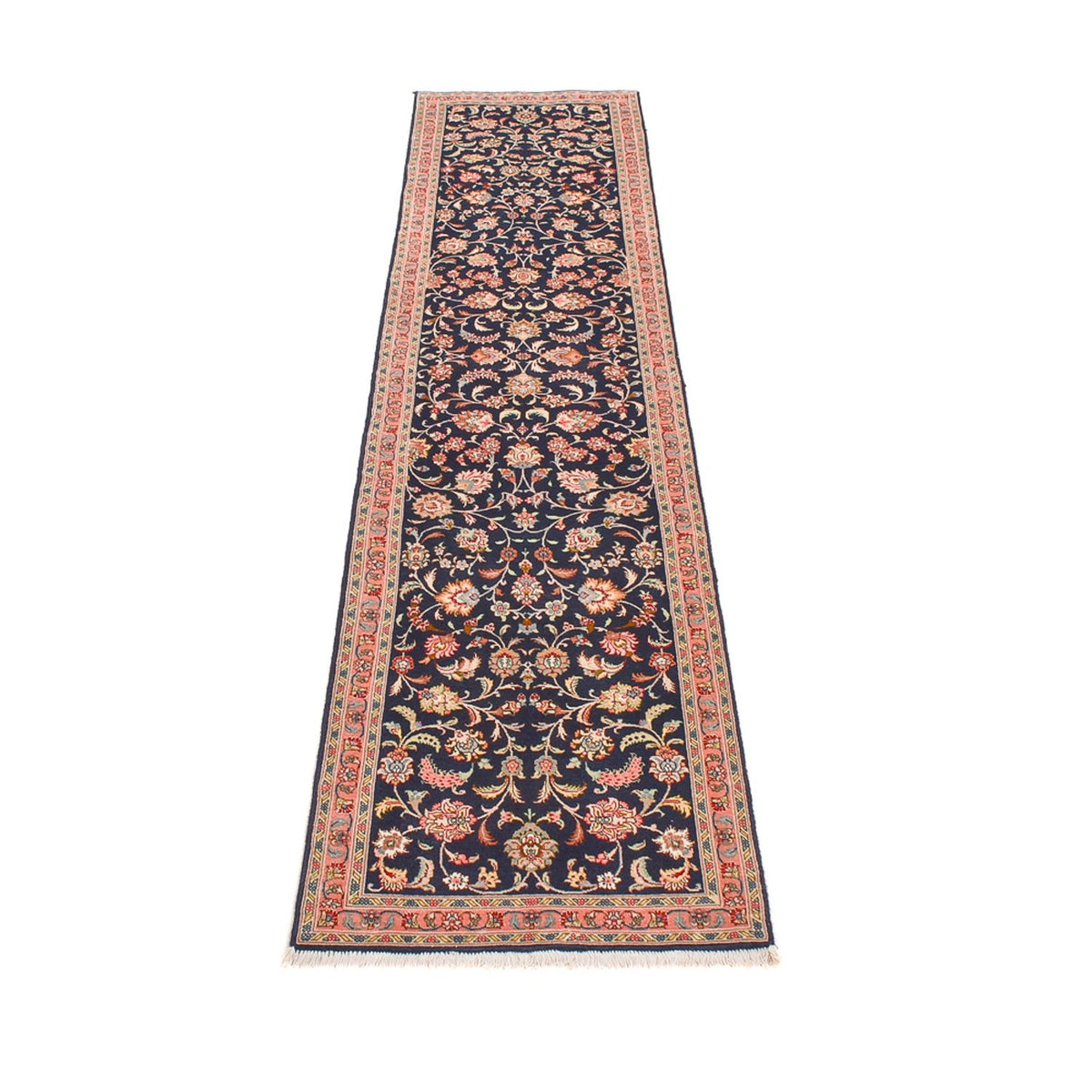 Runner Persisk matta - Tabriz - Premium - 293 x 65 cm - mörkblå