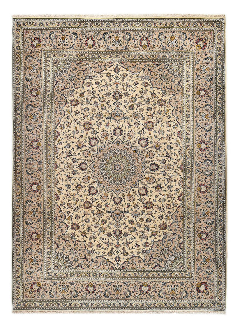 Persiska mattor - Keshan - Kungliga - 342 x 247 cm - sand