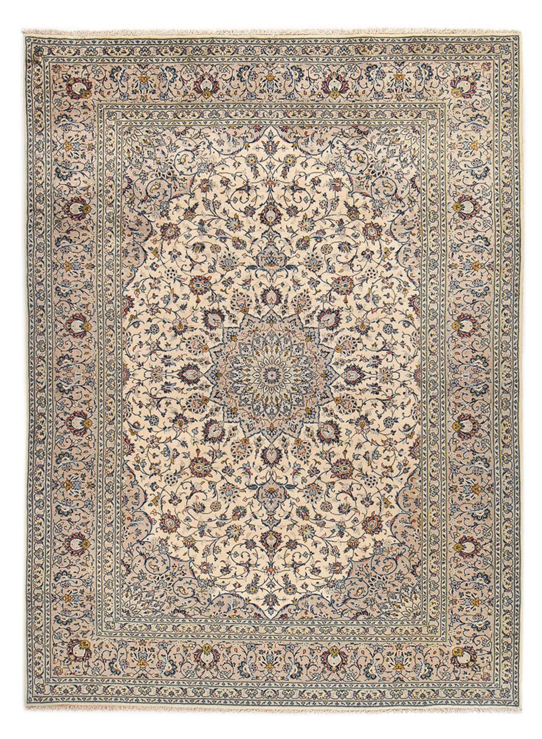 Persiska mattor - Keshan - Kungliga - 346 x 250 cm - sand