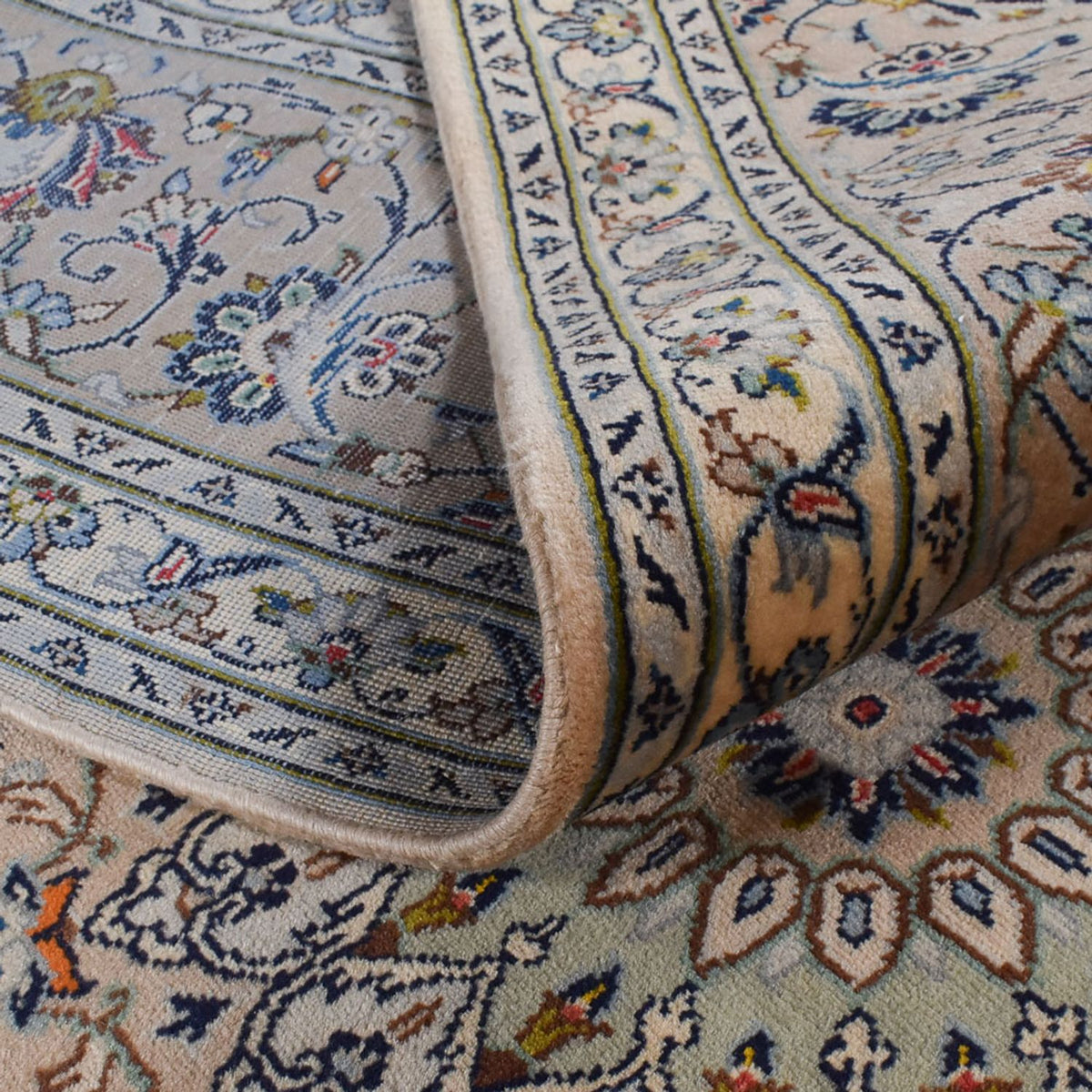 Persiska mattor - Keshan - Kungliga - 345 x 246 cm - sand