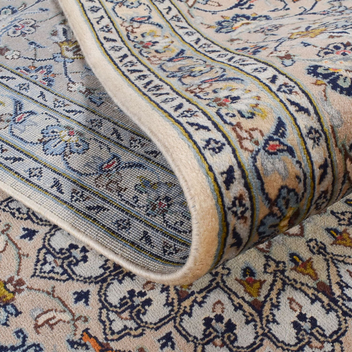 Persiska mattor - Keshan - Kungliga - 347 x 244 cm - sand