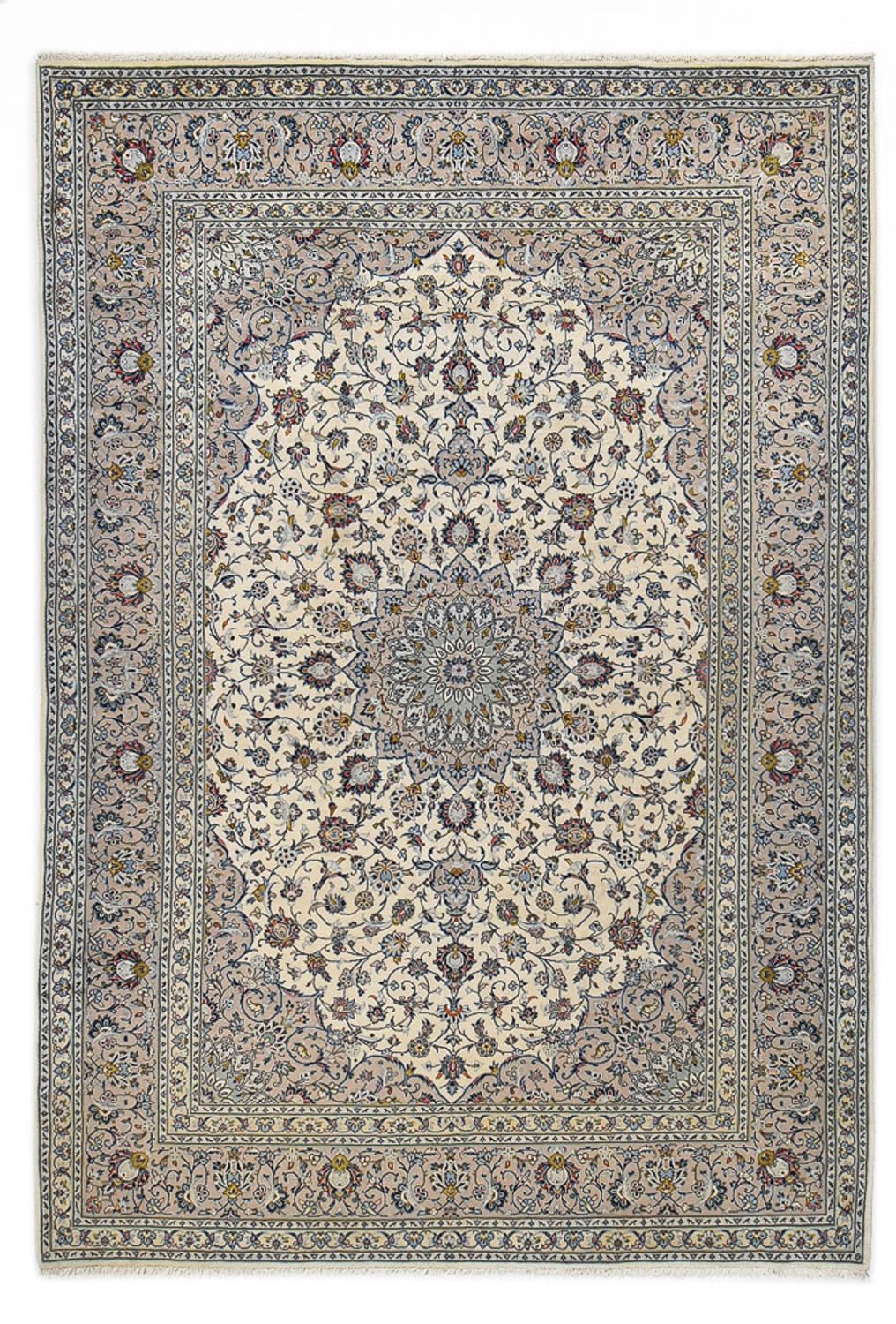 Persiska mattor - Keshan - Kungliga - 352 x 245 cm - grått