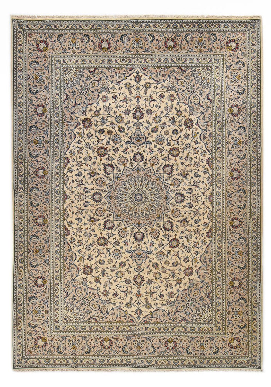 Persiska mattor - Keshan - Kungliga - 350 x 248 cm - sand