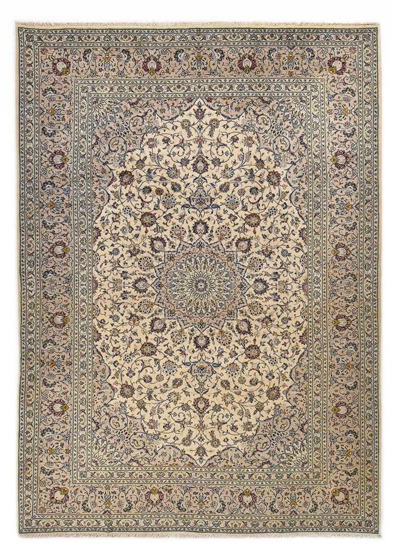 Persiska mattor - Keshan - Kungliga - 350 x 248 cm - sand