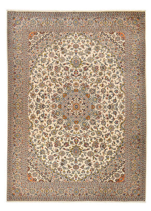 Persiska mattor - Keshan - Kungliga - 353 x 254 cm - sand