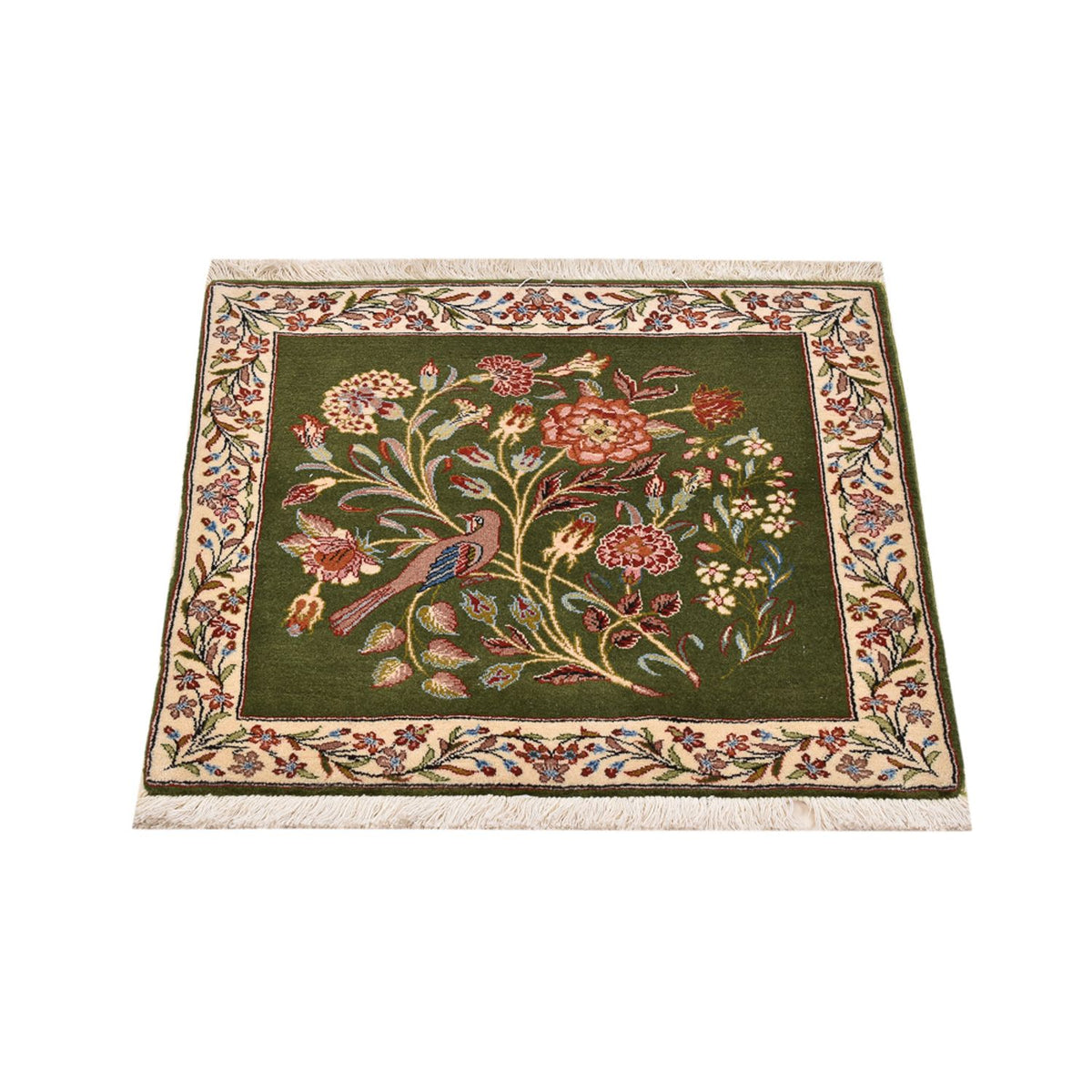 Persisk matta - Royal kvadrat  - 60 x 60 cm - grön