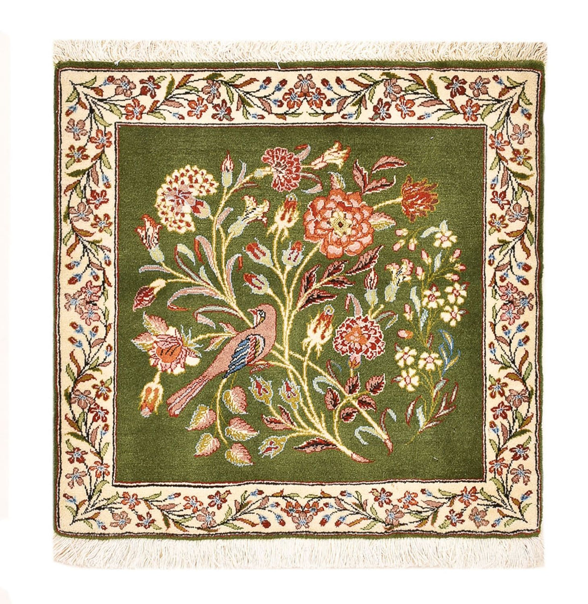 Persisk matta - Royal kvadrat  - 60 x 60 cm - grön