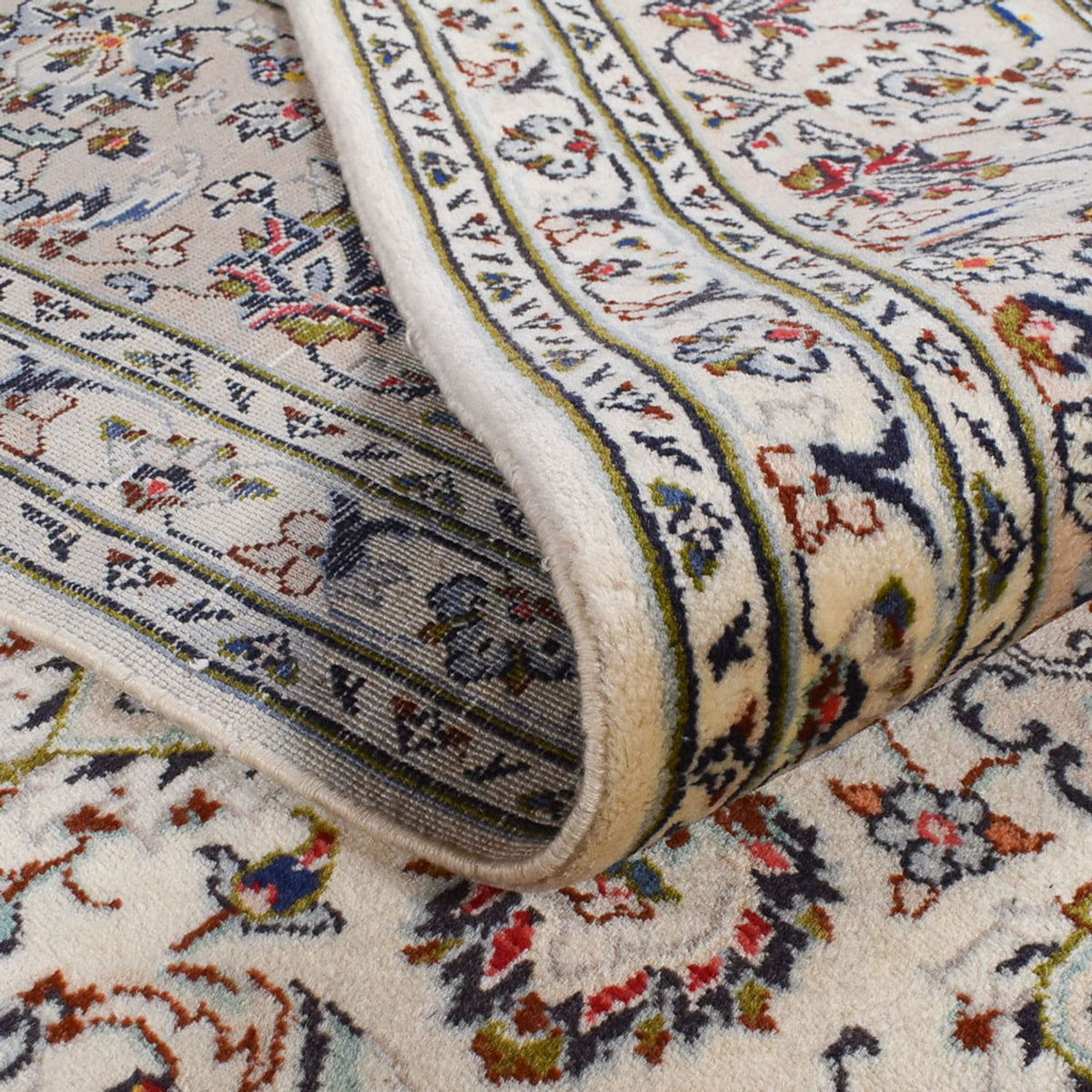 Persiska mattor - Keshan - Kungliga - 347 x 253 cm - grått