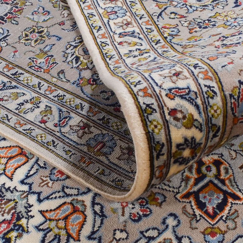 Persiska mattor - Keshan - Kungliga - 365 x 247 cm - grått