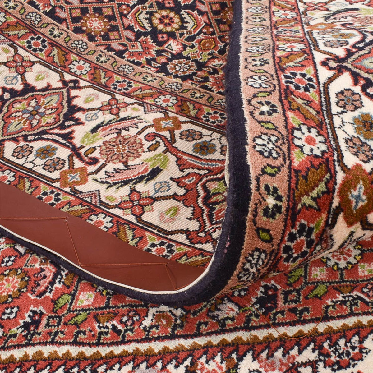 Persisk matta - Bijar - 397 x 246 cm - röd