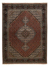 Tabriz - 40 Raj Mattan 150x203cm - Persisk matta - Rektangulär / Mörkröd / 150 x 203 cm Rektangulär