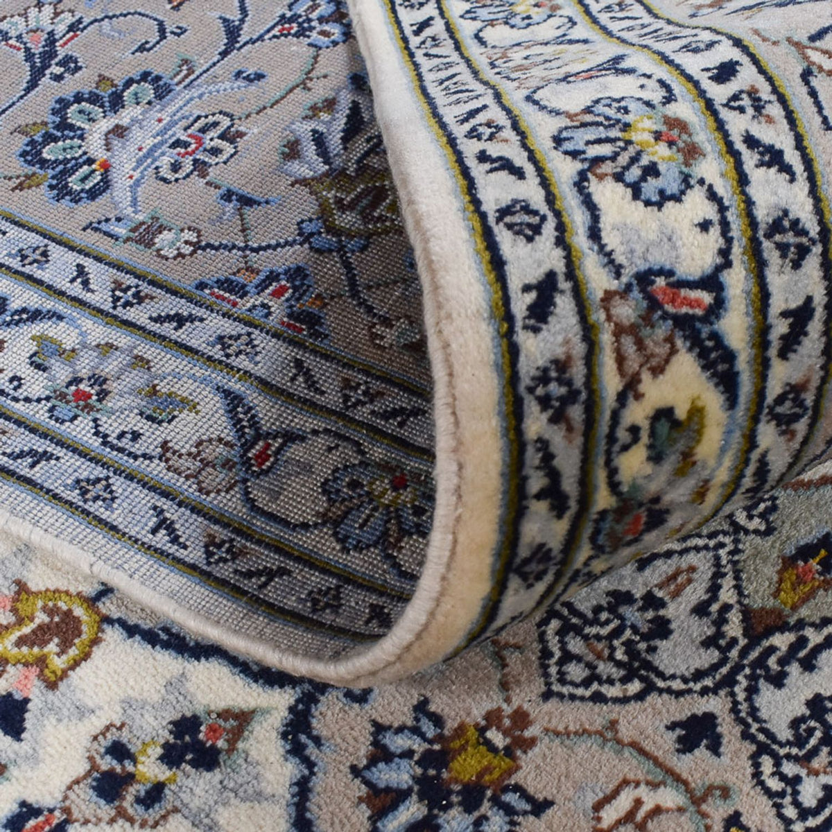 Persiska mattor - Keshan - Kungliga - 335 x 247 cm - grått