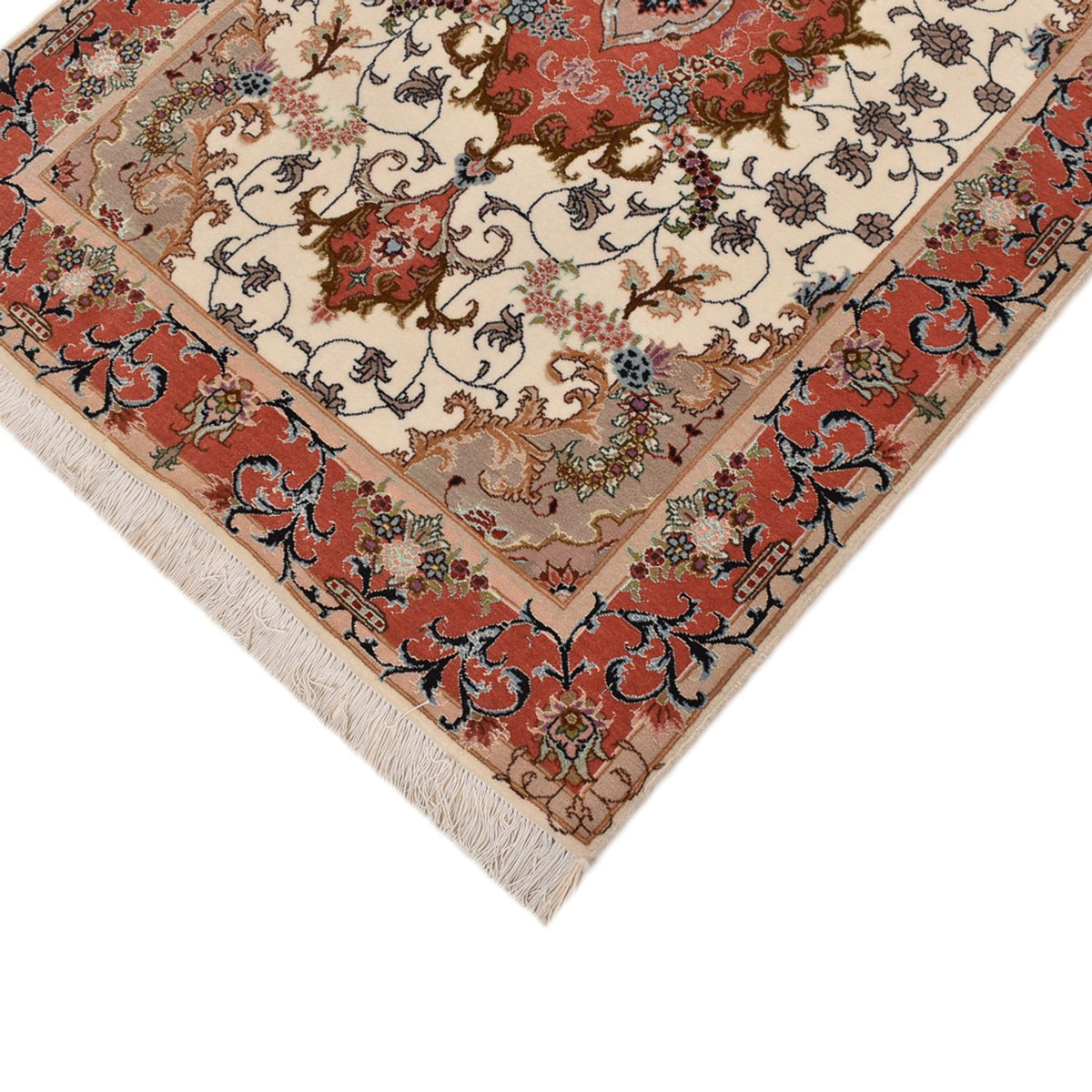Runner Persisk matta - Tabriz - Royal - 404 x 89 cm - flerfärgad