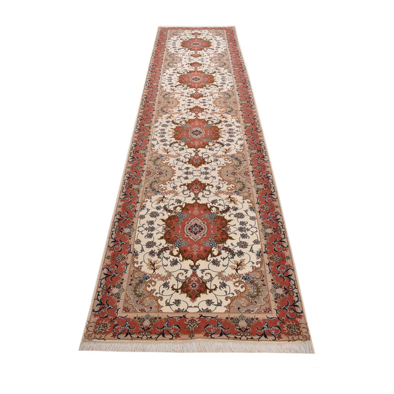 Runner Persisk matta - Tabriz - Royal - 404 x 89 cm - flerfärgad