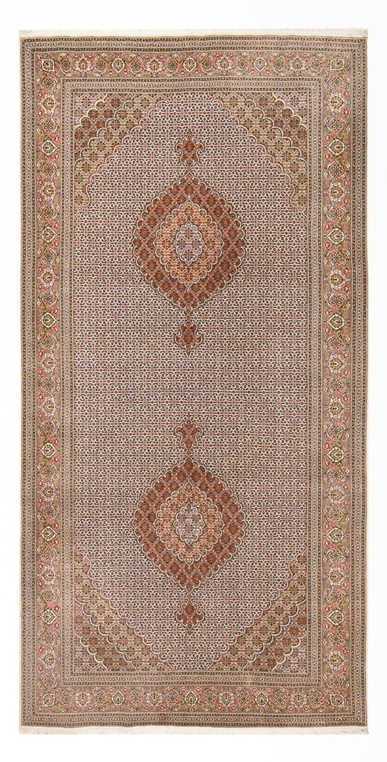 Runner Persisk matta - Tabriz - Royal - 397 x 197 cm - rost