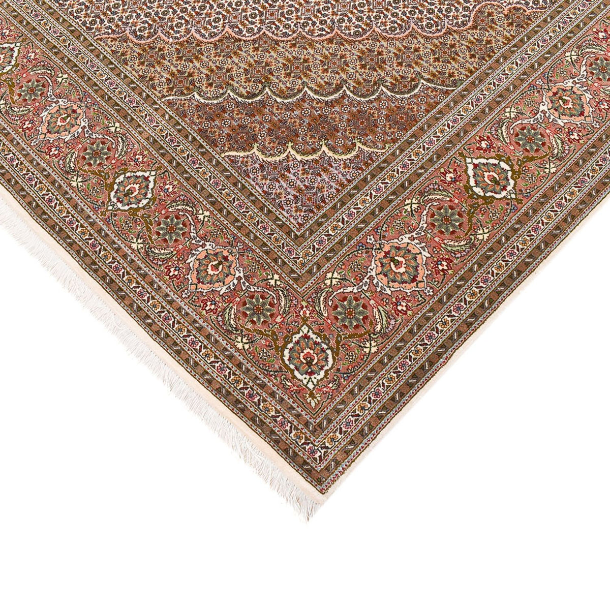 Runner Persisk matta - Tabriz - Royal - 397 x 197 cm - rost