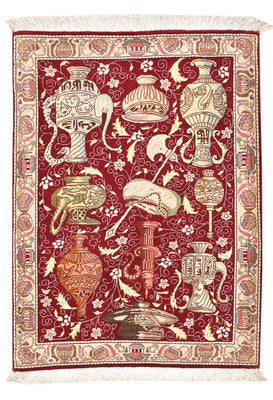 Persisk matta - Tabriz - Royal - 92 x 64 cm - flerfärgad