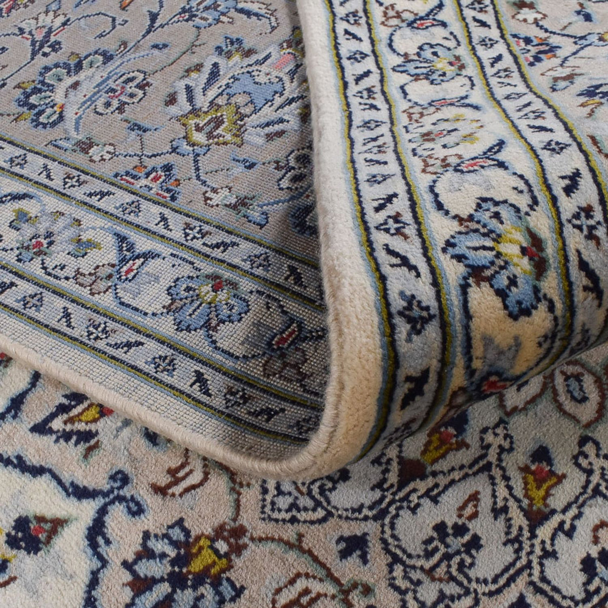 Persiska mattor - Keshan - Kungliga - 350 x 250 cm - grått