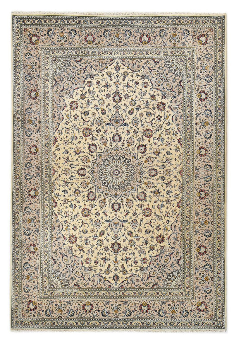 Persiska mattor - Keshan - Kungliga - 348 x 242 cm - sand