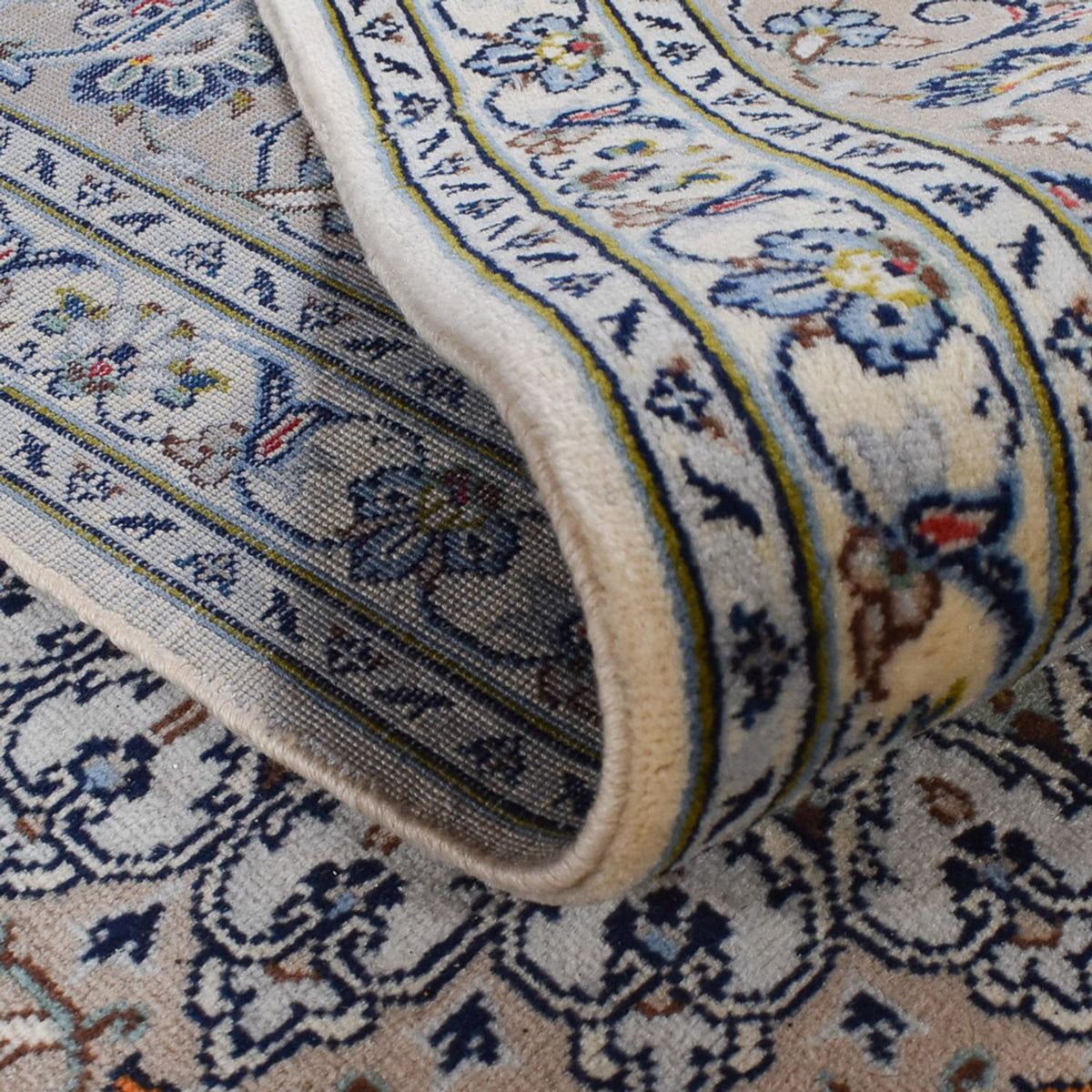 Persiska mattor - Keshan - Kungliga - 368 x 249 cm - grått