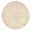 Tabriz - 60 Raj Mattan 250x250cm - Persisk matta - Runt / Beige / 250 x 250 cm Runt