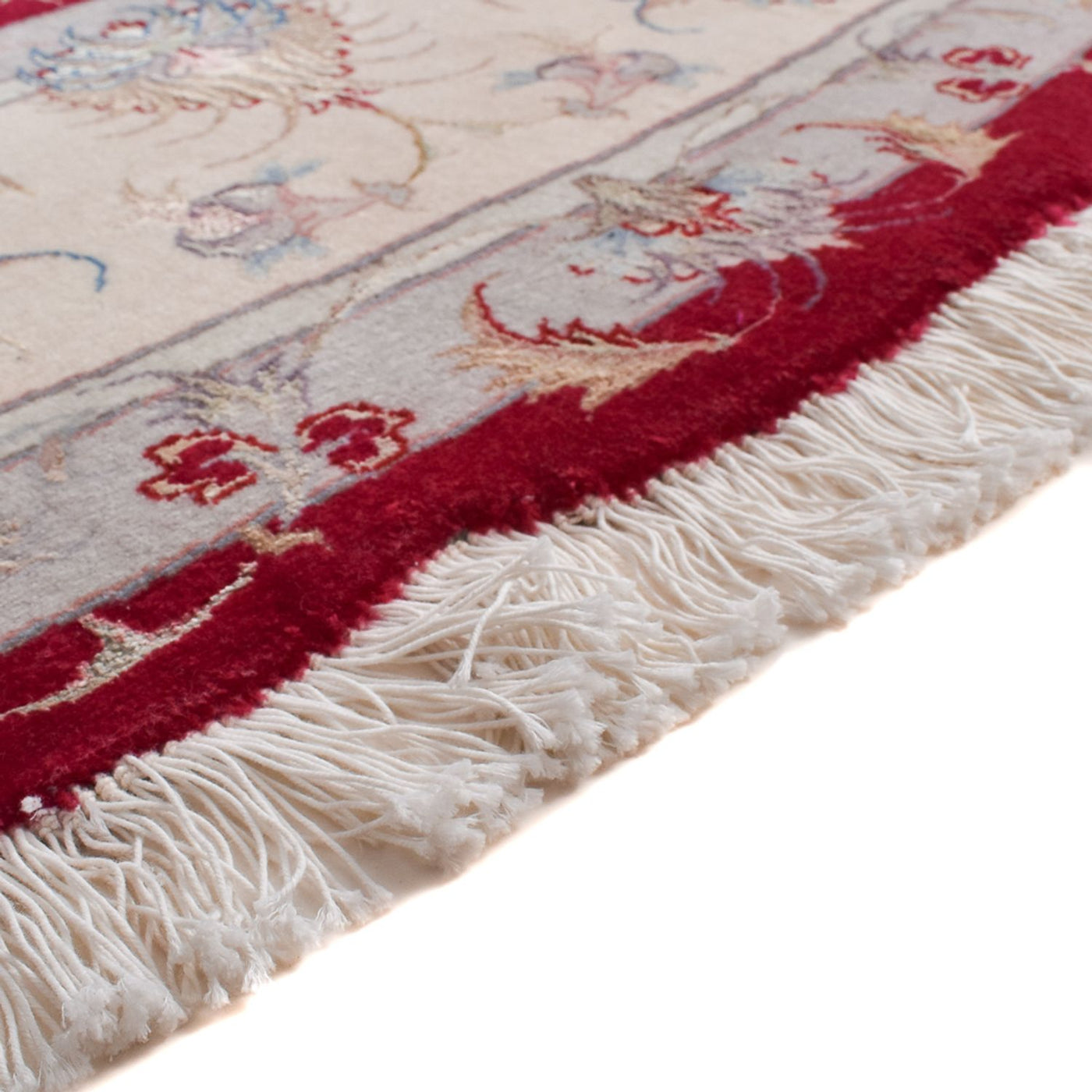 Persisk matta - Tabriz - Premium runt  - 250 x 250 cm - röd