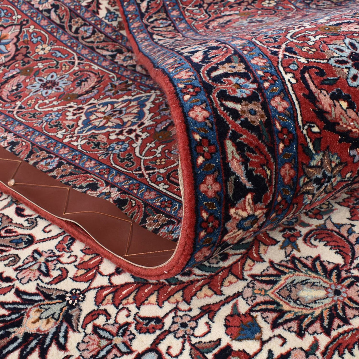 Persisk matta - Bijar - 412 x 302 cm - ljusbrun