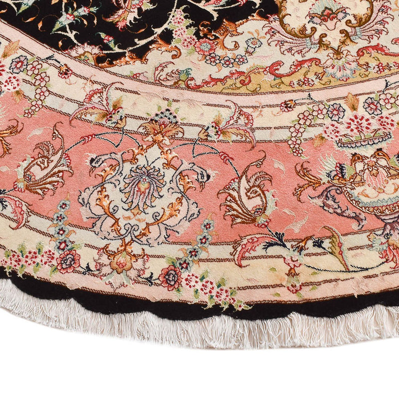 Persisk matta - Tabriz - Premium runt  - 250 x 250 cm - flerfärgad