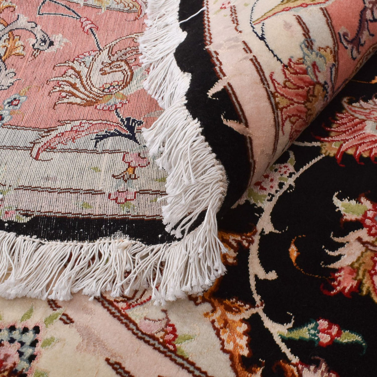 Persisk matta - Tabriz - Premium runt  - 250 x 250 cm - flerfärgad