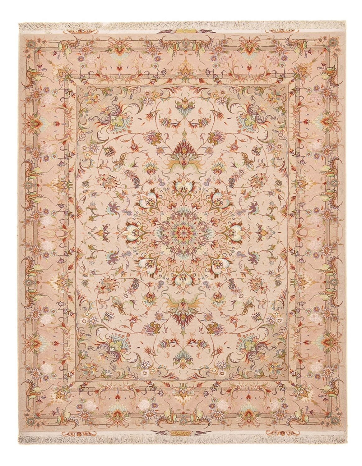 Persisk matta - Tabriz - Royal - 203 x 150 cm - beige