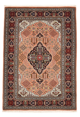 Persisk matta - Tabriz - Royal - 147 x 103 cm - ljusröd