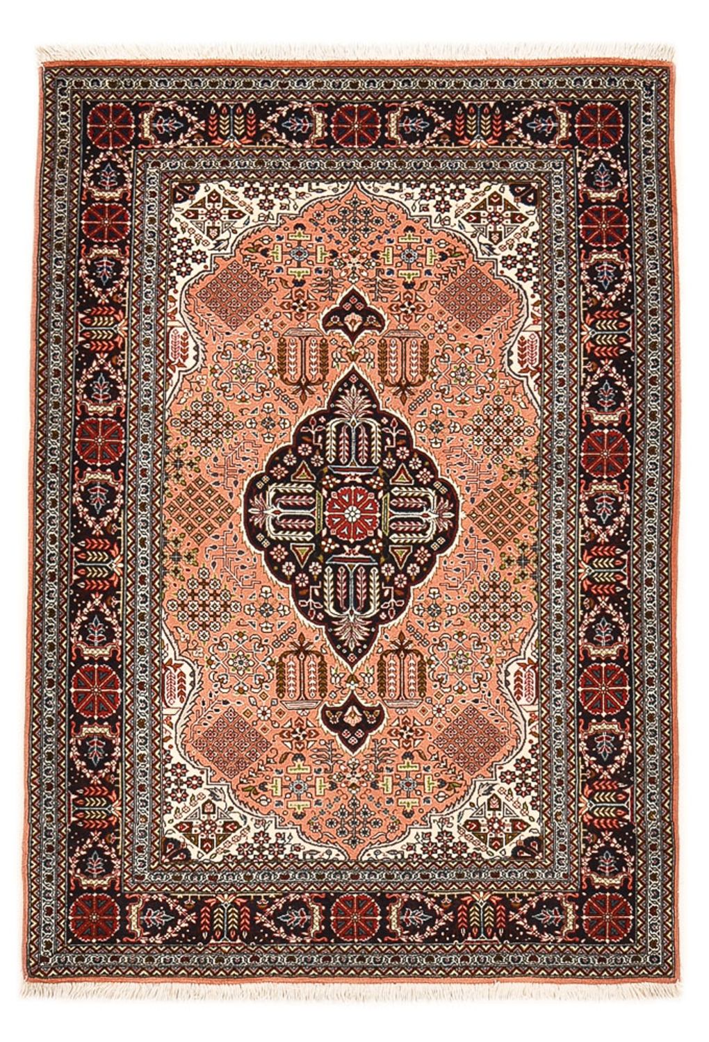 Persisk matta - Tabriz - Royal - 147 x 103 cm - ljusröd