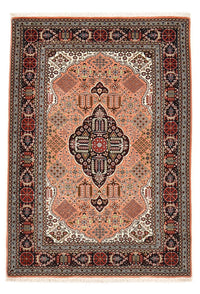 Persisk matta - Tabriz - Royal - 147 x 103 cm - ljusröd
