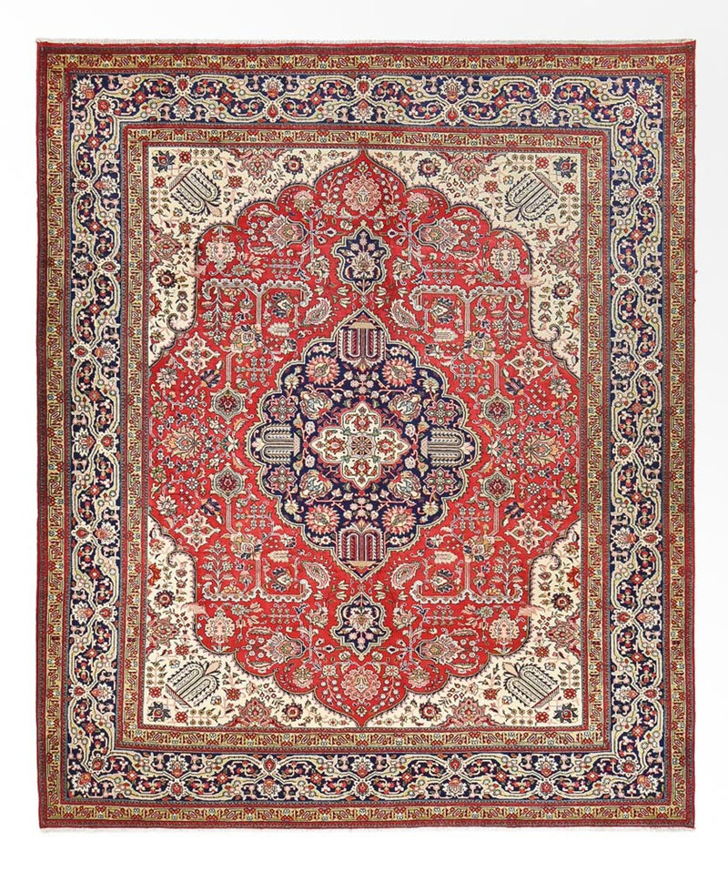 Persisk matta - Tabriz - Royal - 376 x 305 cm - röd