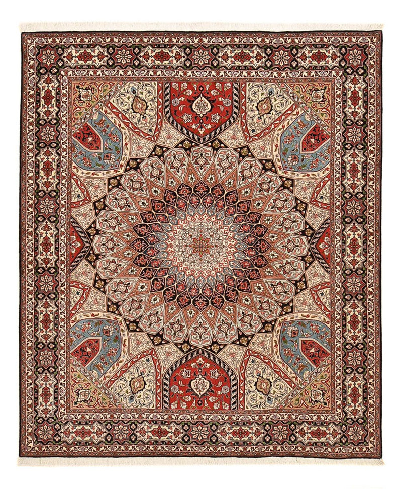 Persisk matta - Tabriz - Royal - 250 x 202 cm - mörk beige