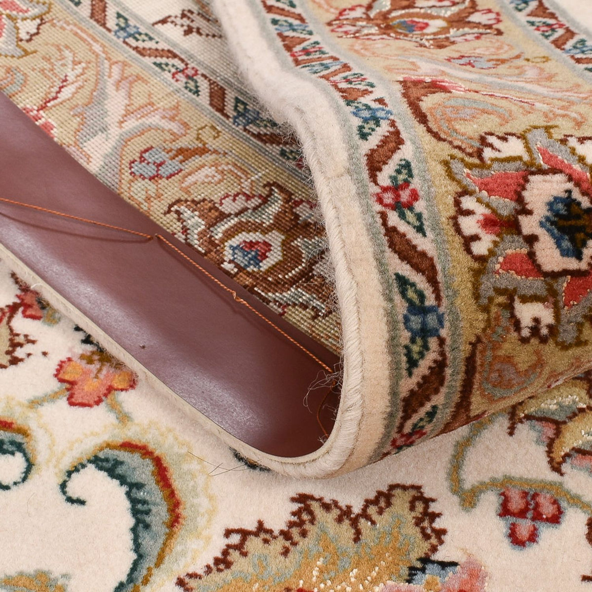 Runner Persisk matta - Tabriz - Premium - 307 x 79 cm - karamell