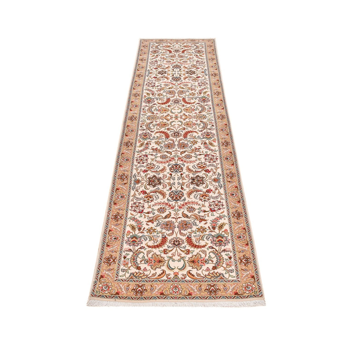Runner Persisk matta - Tabriz - Premium - 307 x 79 cm - karamell