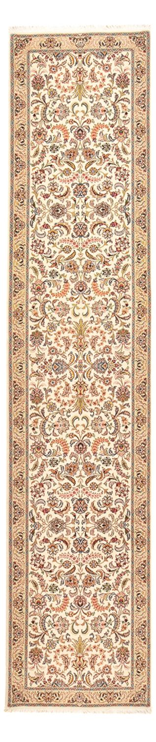 Runner Persisk matta - Tabriz - Royal - 405 x 84 cm - beige