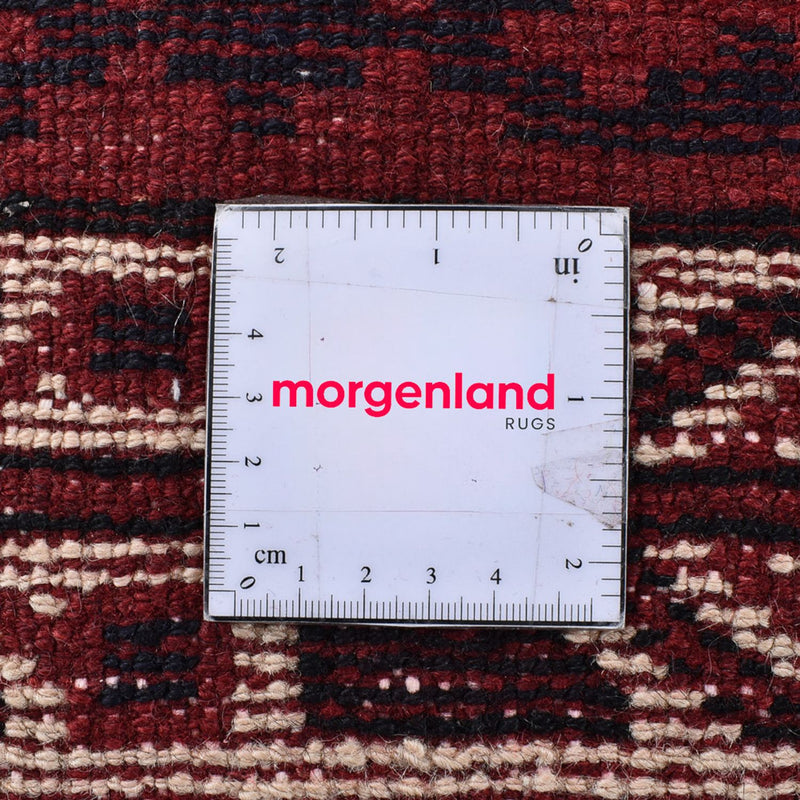 Gabbeh-matta - Loribaft Persian - 302 x 222 cm - bordeaux röd