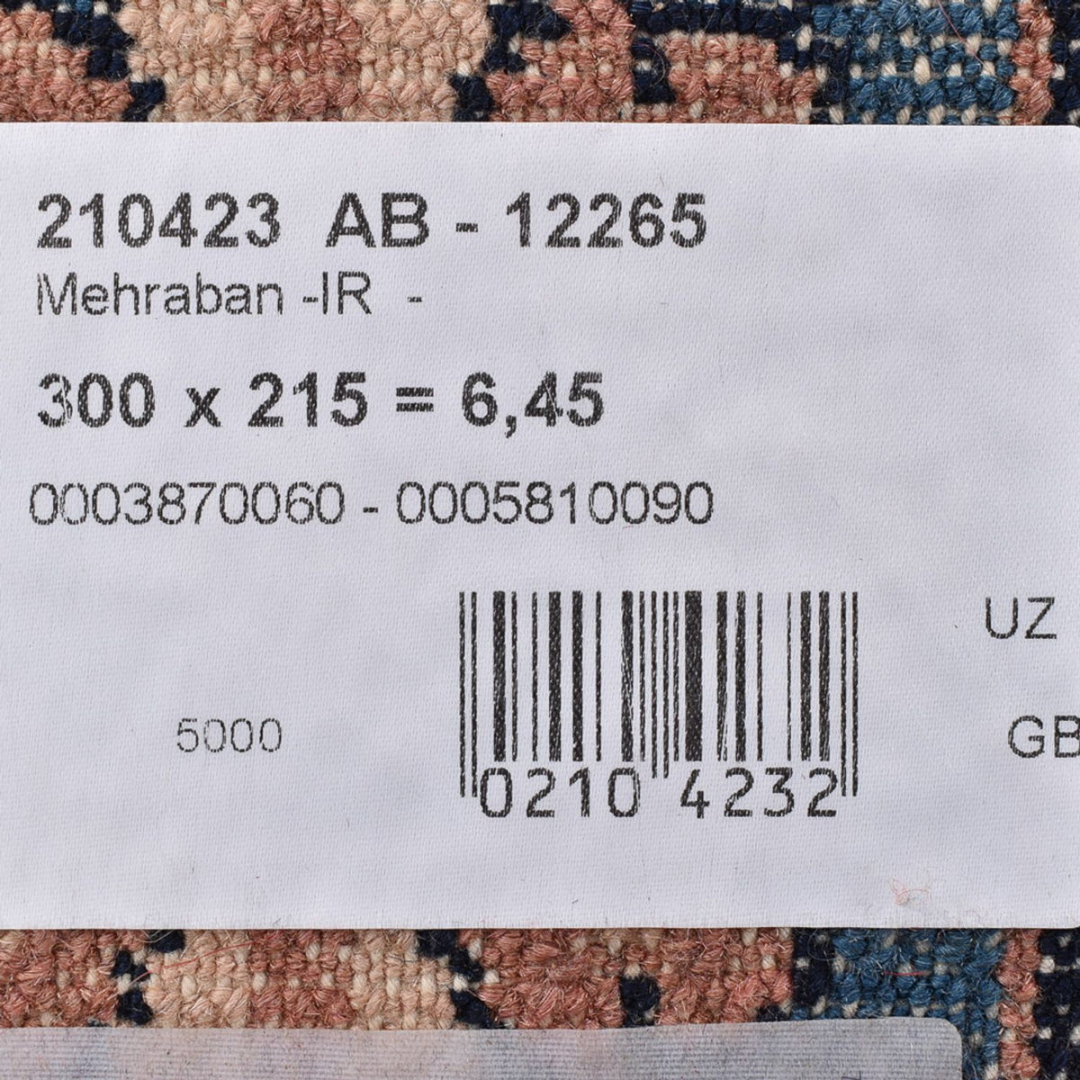 Persisk matta - Nomadic - 300 x 215 cm - flerfärgad