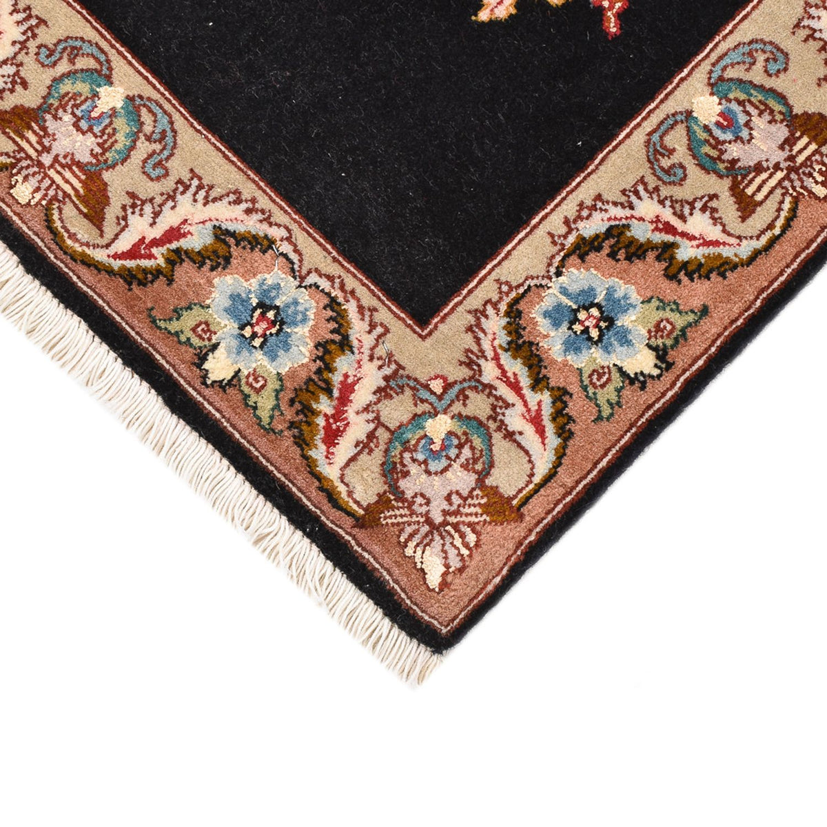 Persisk matta - Tabriz - Royal - 76 x 52 cm - mörkblå